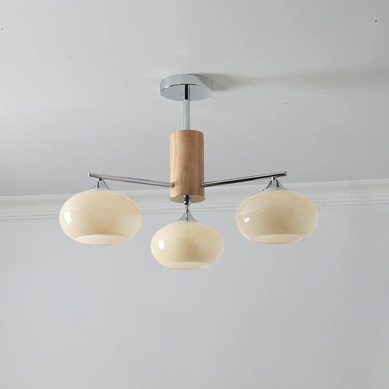 Elliptical Persimmon Chandelier – detail 26