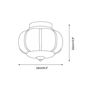 Maravine Glass Ceiling Lamp