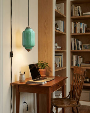 Eloise Glass Plug In Pendant Light
