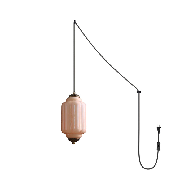 Eloise Glass Plug In Pendant Light – detail 9