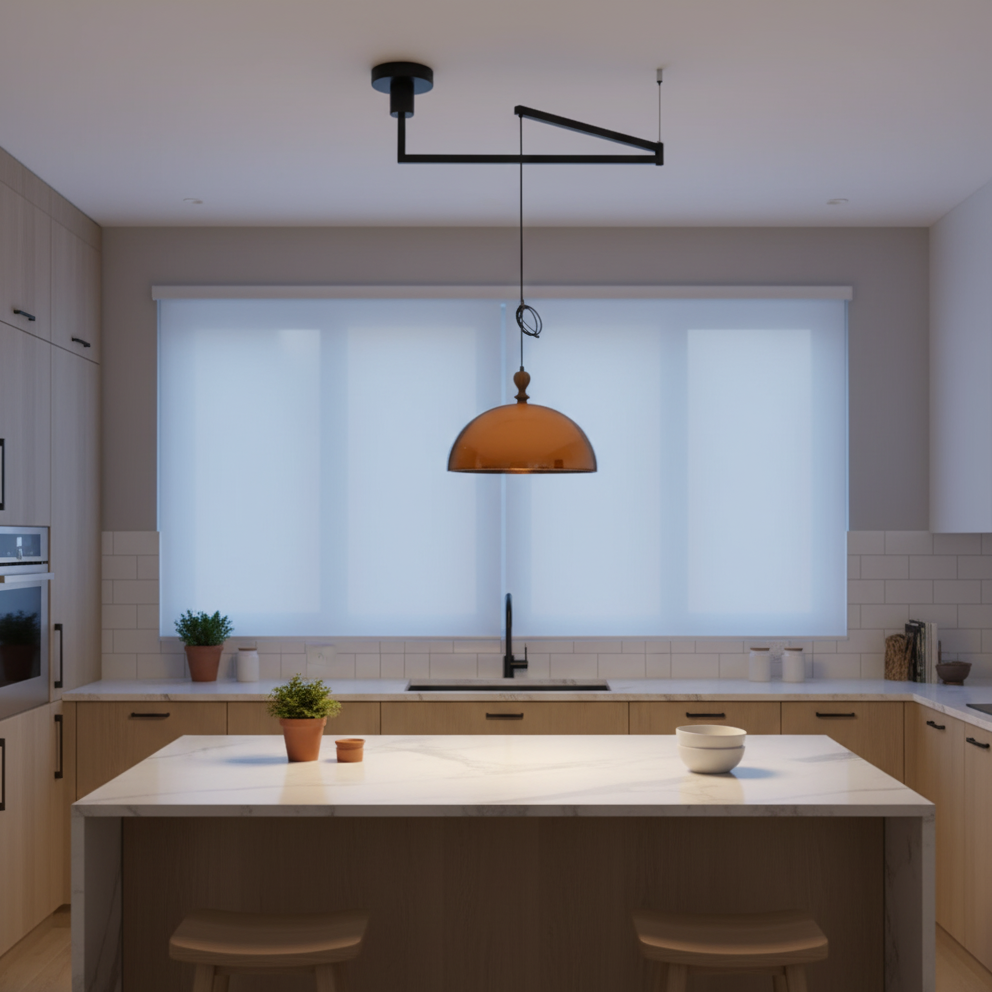 Eloise Swing Arm Pendant Lamp