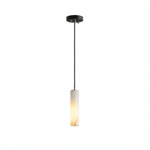 Elongated Alabaster Cluster Pendant Lamp