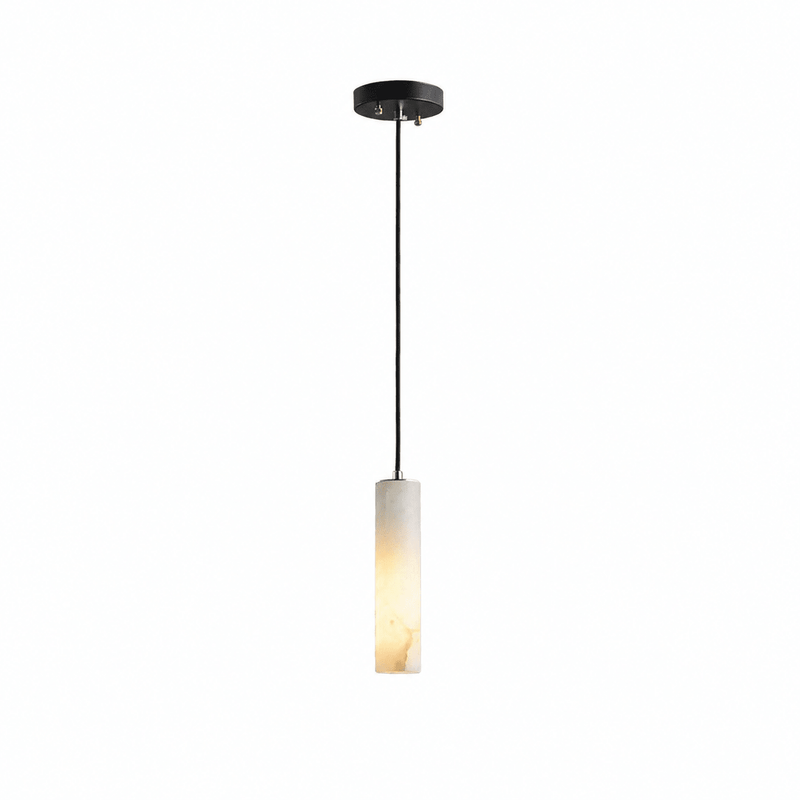 Elongated Alabaster Cluster Pendant Lamp – detail 9