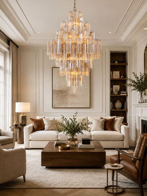 Eloria Glass Diamond Chandelier
