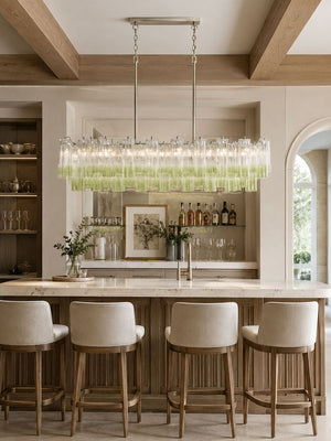 Eloria Glass Linear Chandelier