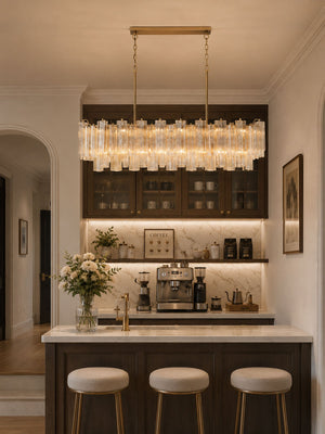 Eloria Glass Linear Chandelier