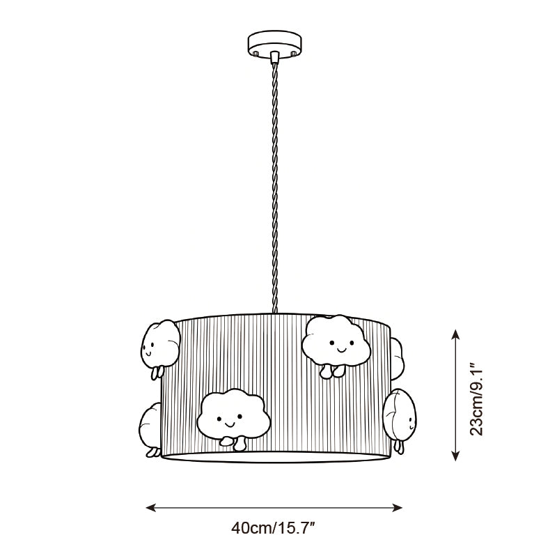 Elowara Pendant Lamp — Dimension drawings 2