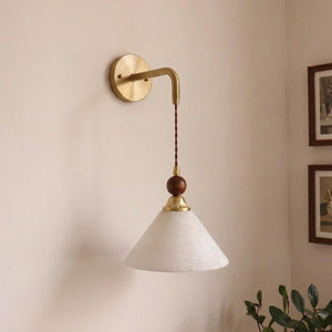 Norvian Alabaster Wall Sconce
