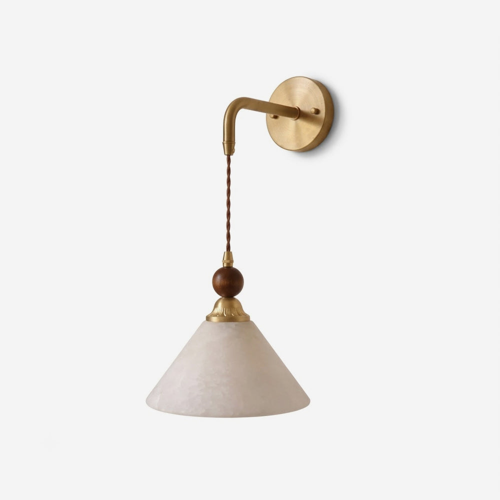 Norvian Alabaster Wall Sconce