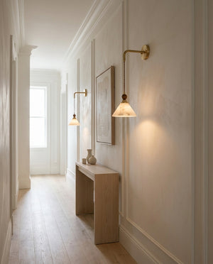 Norvian Alabaster Wall Sconce