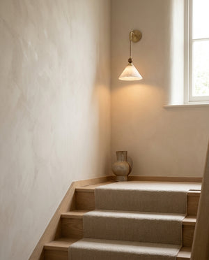 Norvian Alabaster Wall Sconce
