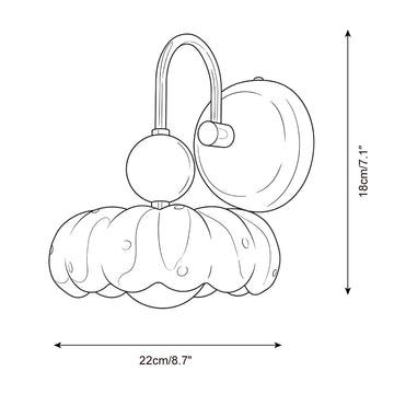 Elowina Applique — Disegni dimensionali 1
