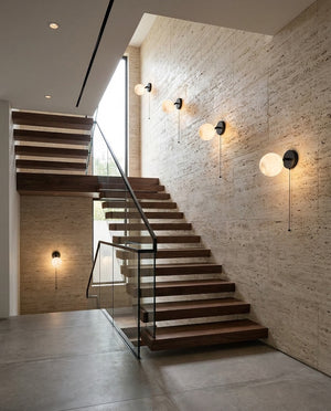 Elvarith Alabaster Wall Sconce