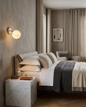 Elvarith Alabaster Wall Sconce