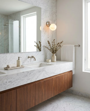 Elvarith Alabaster Wall Sconce