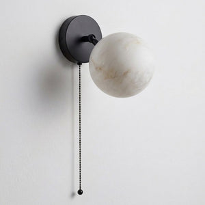 Elvarith Alabaster Wall Sconce