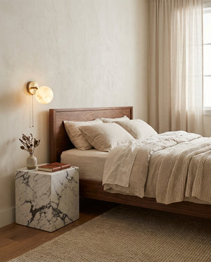 Elvarith Alabaster Wall Sconce