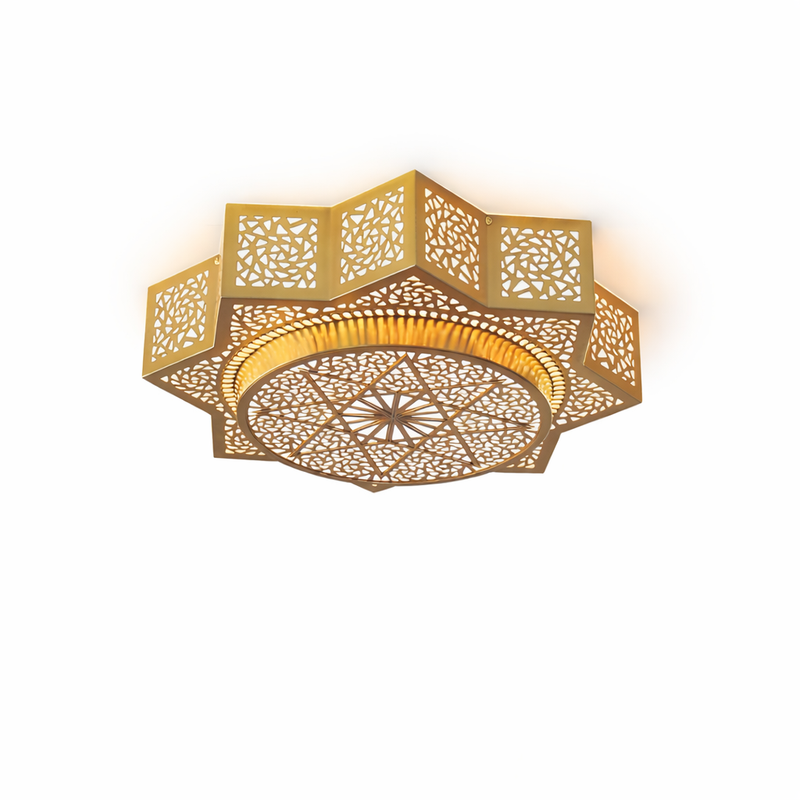 Moroccan Star Ceiling Light – detail 12
