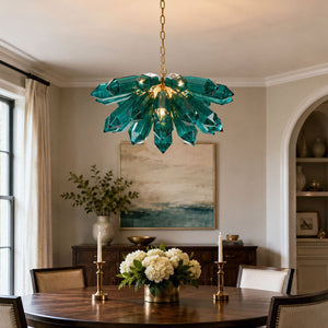Emerald Crystal Chandelier