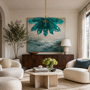 Emerald Crystal Chandelier