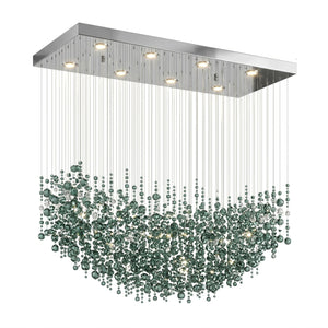 Emerald Rainfall Crystal Customize Chandelier