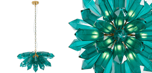 Emerald Crystal Chandelier
