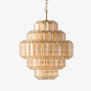 Aurum Cascade Glass Chandelier
