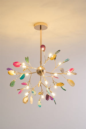 Agate Flake Chandelier