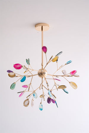 Agate Flake Chandelier