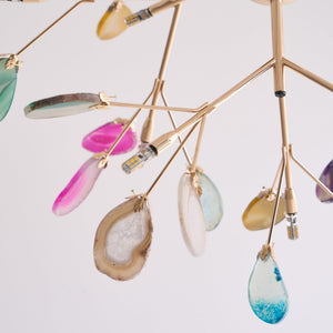 Agate Flake Chandelier