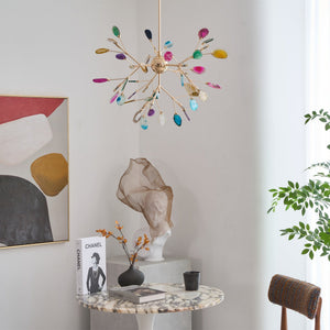 Agate Flake Chandelier