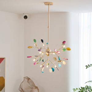 Agate Flake Chandelier
