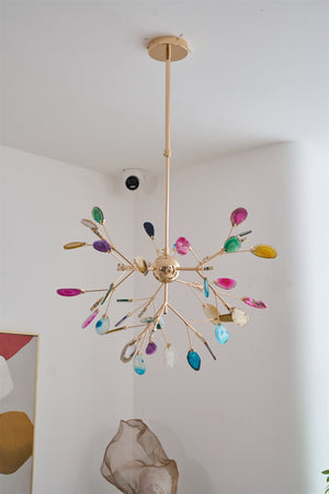Agate Flake Chandelier