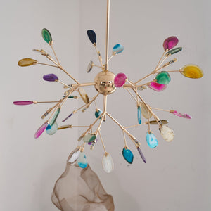 Agate Flake Chandelier