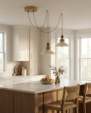 Equinox Alabaster Pendant Light