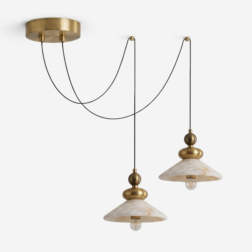 Equinox Alabaster Pendant Light