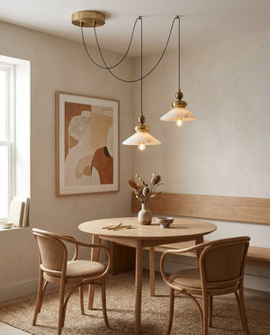 Equinox Alabaster Pendant Light