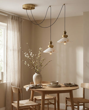 Equinox Alabaster Pendant Light