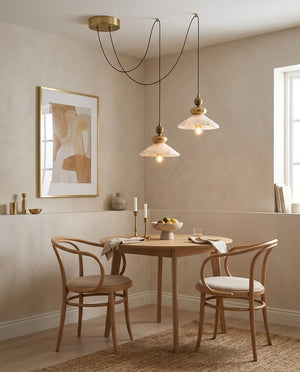 Equinox Alabaster Pendant Light