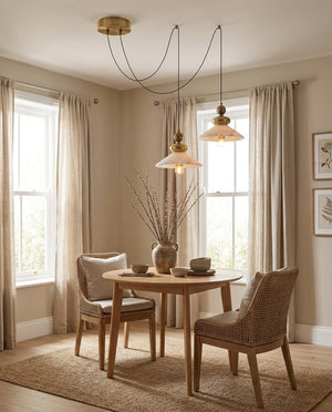 Equinox Alabaster Pendant Light