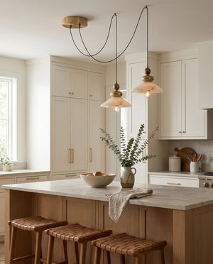 Equinox Alabaster Pendant Light