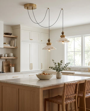 Equinox Alabaster Pendant Light