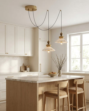 Equinox Alabaster Pendant Light