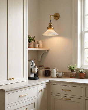 Equinox Alabaster Wall Sconce