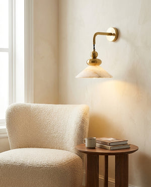 Equinox Alabaster Wall Sconce
