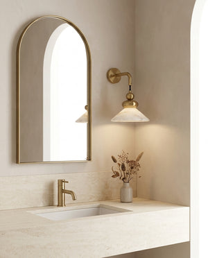 Equinox Alabaster Wall Sconce