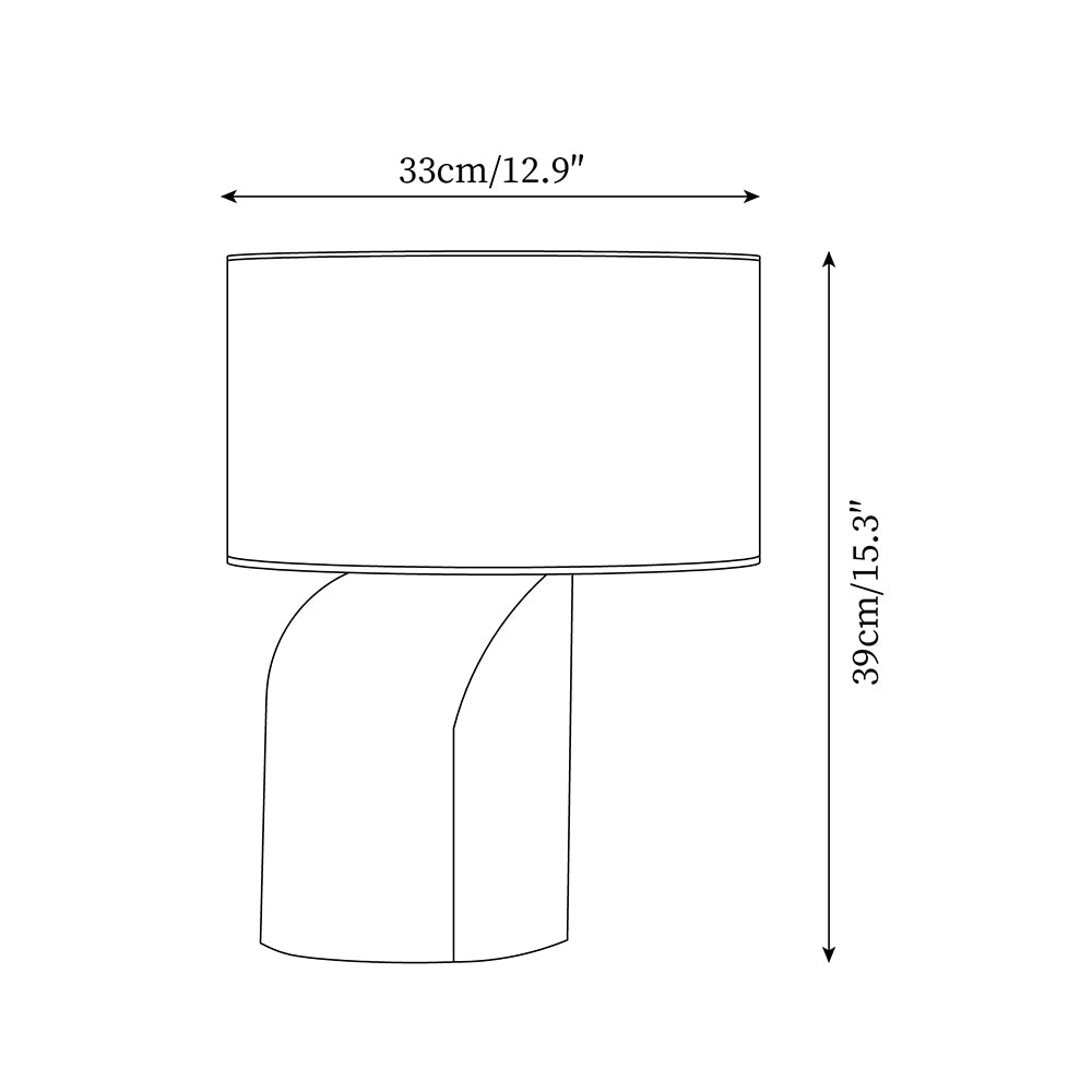 Esla Table Lamp 12.9″- 15.3″