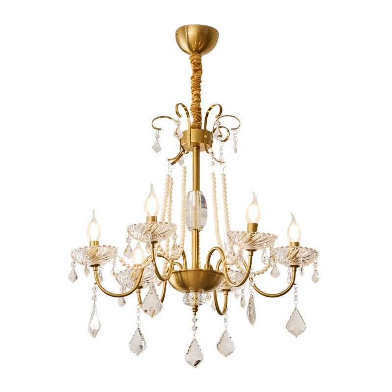 Evaria Crystal Pearl Chandelier – detail 24