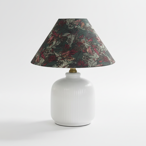 Evergreen Floral Table Lamp