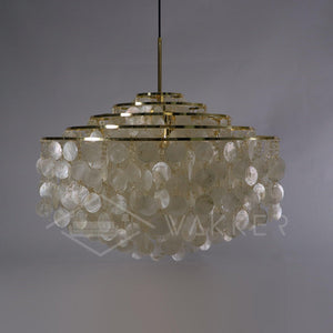 Round Shell Chandelier